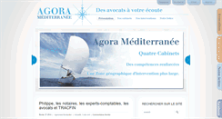 Desktop Screenshot of agoramediterranee.fr