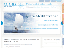 Tablet Screenshot of agoramediterranee.fr